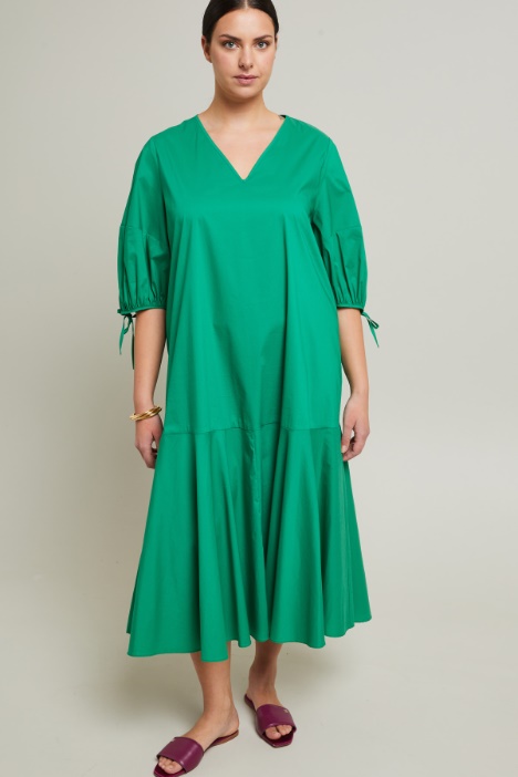 Abito in popeline di cotone