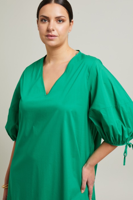 Abito in popeline di cotone