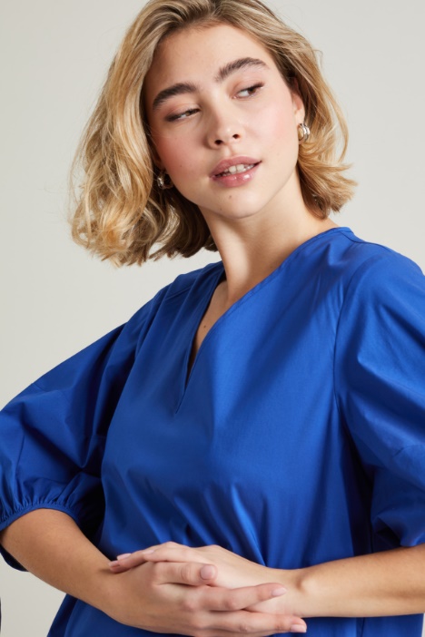 Abito in popeline di cotone