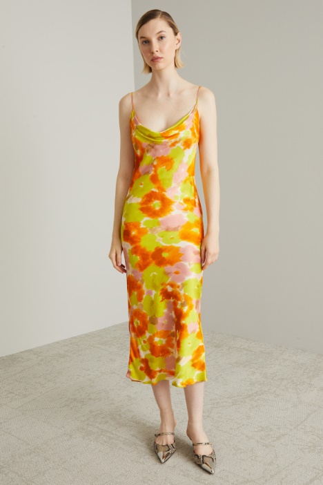 Abito sottoveste stampato