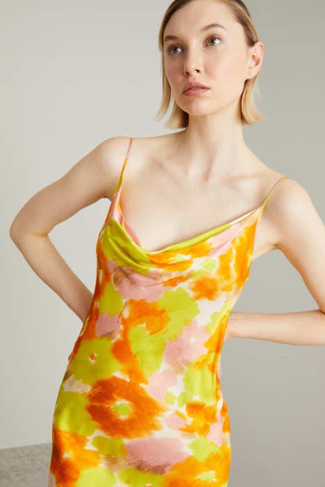 Abito sottoveste stampato