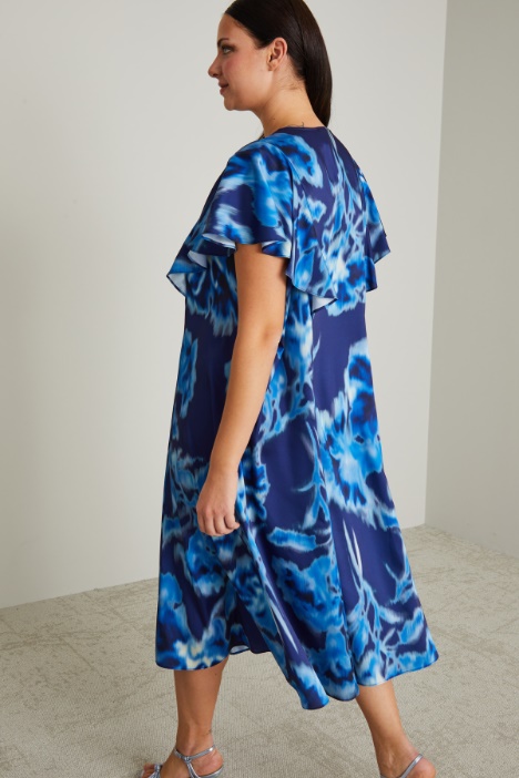 Printed twill dress Intrend - 3