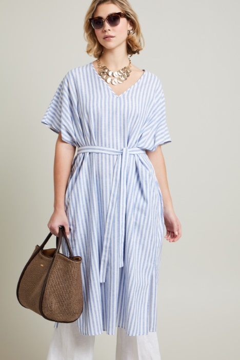 Linen canvas dress Intrend - 3