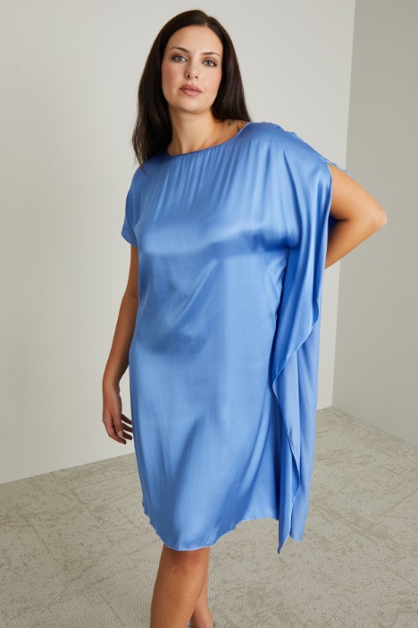 Abito in raso di viscosa