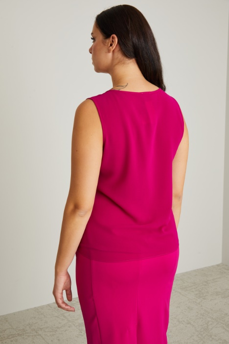 Camisola de georgette