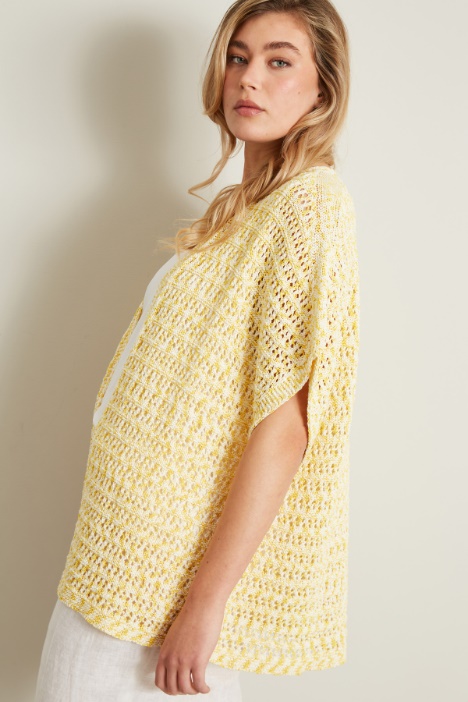 Cardigan traforato