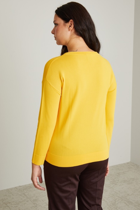Maglia regolare in viscosa Intrend - 2