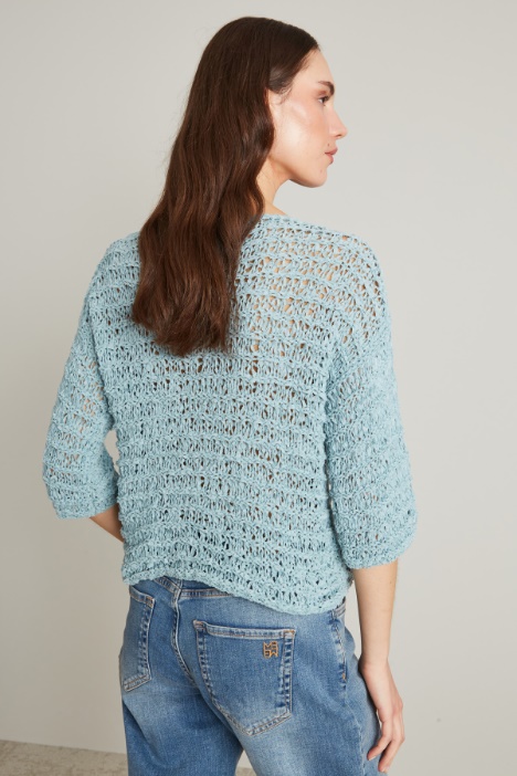 Jersey de cintas de mezcla de algodón