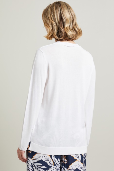 Maglia in viscosa crépe