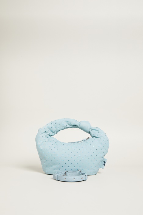 Borsa imbottita con strass