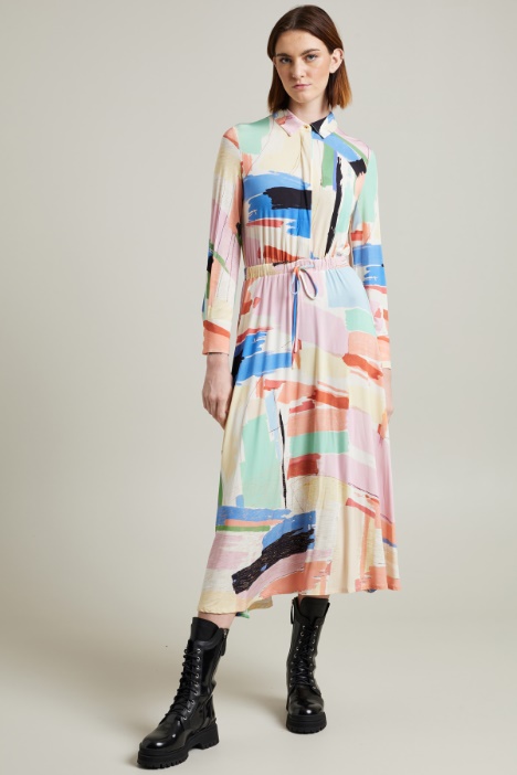 Abito chemisier stampato