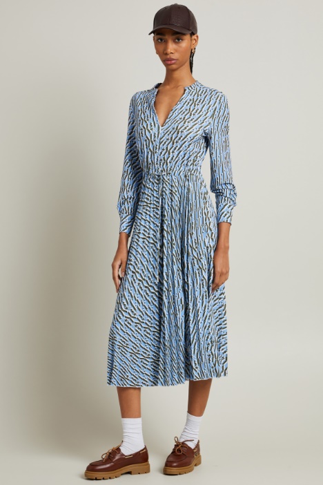Vestido de punto estampado