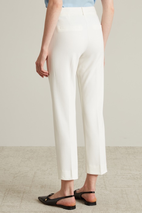 Pantaloni a sigaretta in jersey