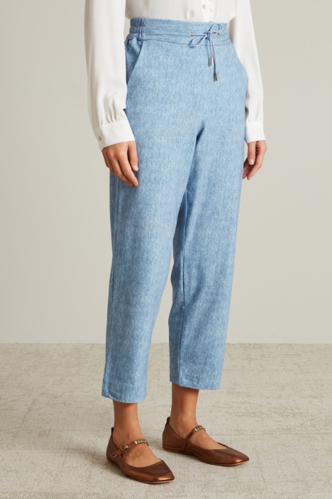 Pantaloni baggy in jersey