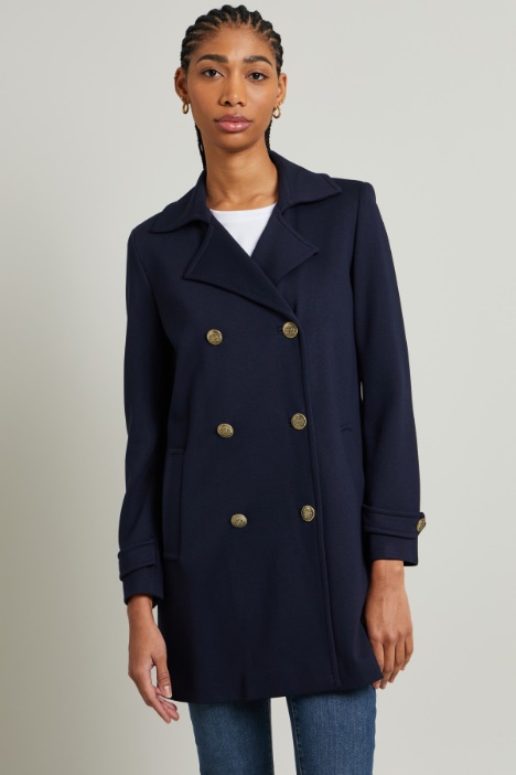 Cappotto in misto jersey