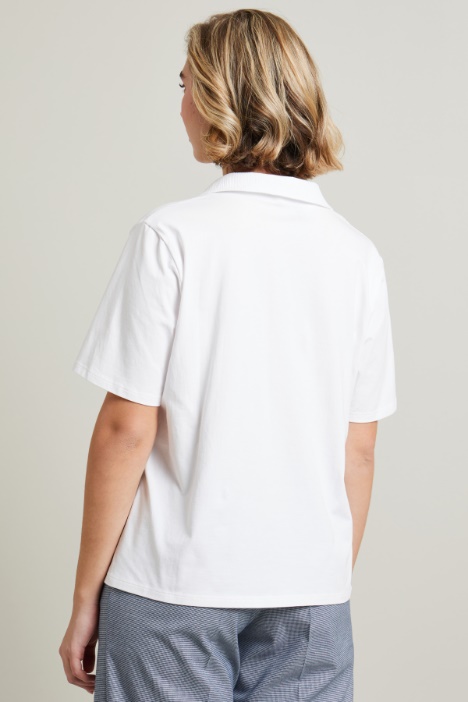 T-shirt con colletto a polo Intrend - 2