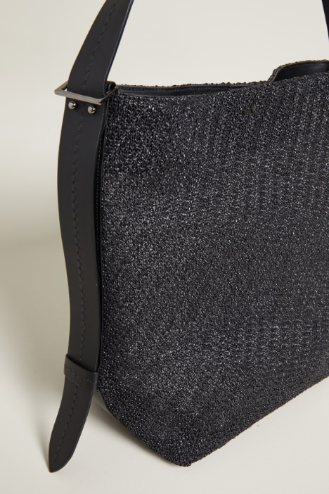 Borsa crochet effetto rafia Intrend - 2