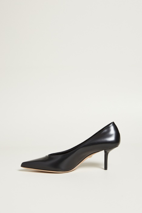 Décolleté in pelle