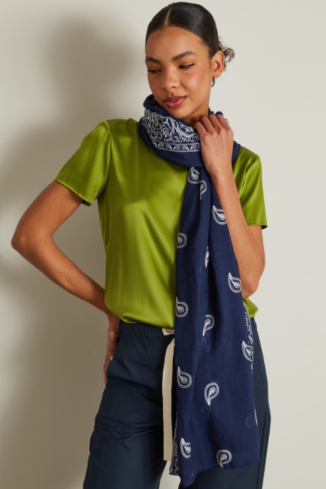 Sciarpa stampa bandana Intrend - 2