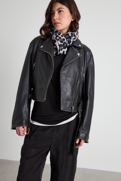 Bufanda con estampado animal