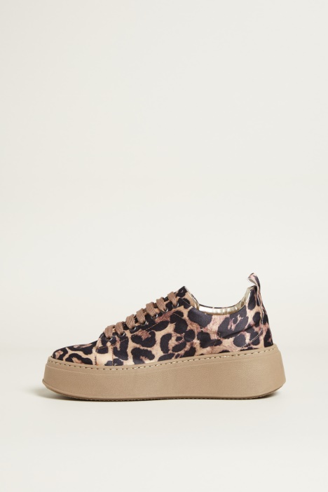 Sneakers platform animalier