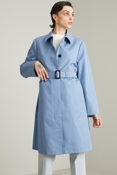 Trench in gabardina antigoccia