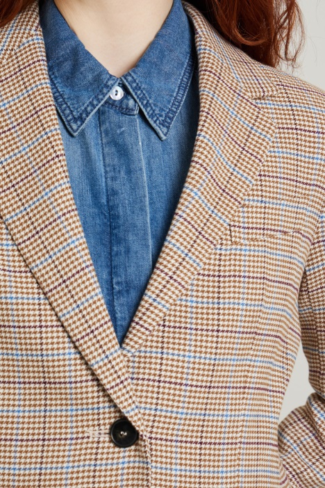 Blazer in batavia pied de poule