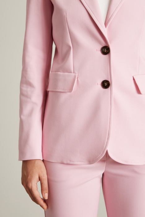 Blazer monopetto in cotone