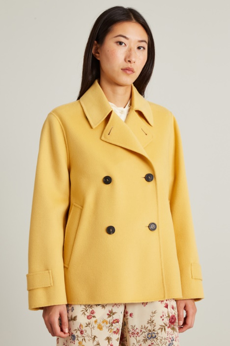 Double-breasted cloth peacoat Intrend - 2