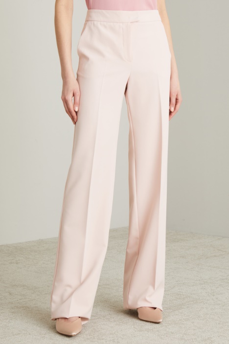Pantaloni dritti stretch