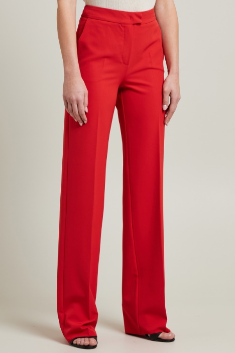 Pantaloni dritti stretch
