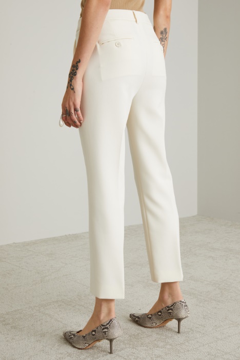 Straight-fit canvas trousers Intrend - 2