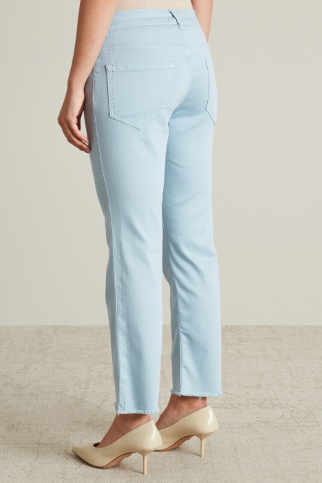 Pantaloni flare in drill