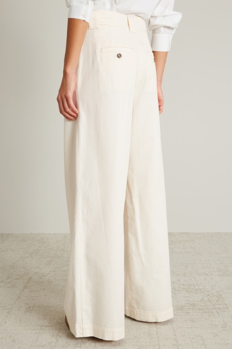 Pantaloni over in drill