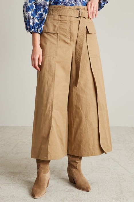 Pantaloni cargo con cintura