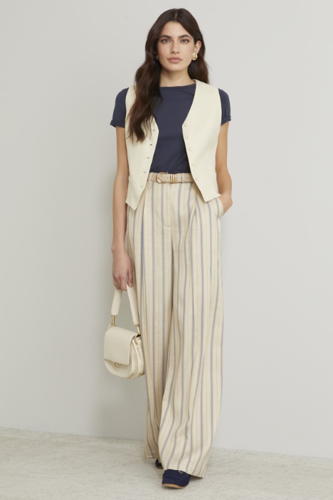 Linen gilet Intrend - 4