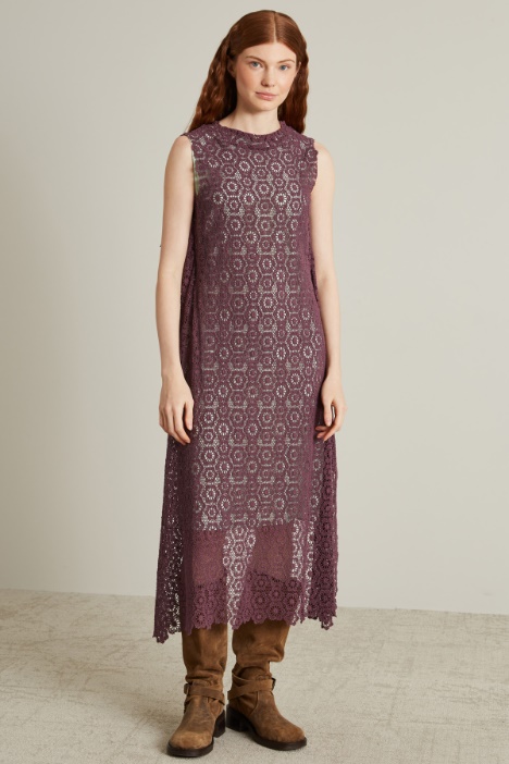 Abito in pizzo macramè