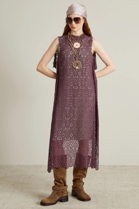 Macramé lace dress - Intrend