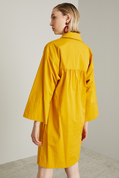 Abito in popeline di puro cotone