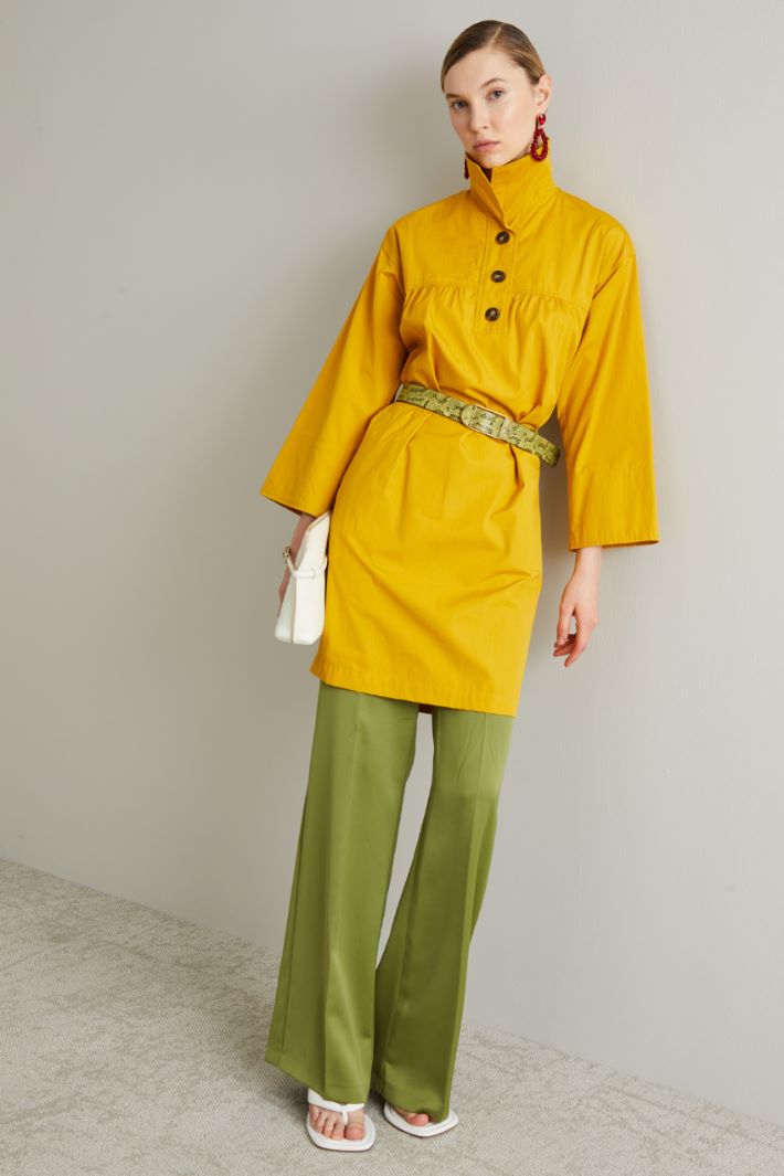 Pure cotton poplin dress Intrend