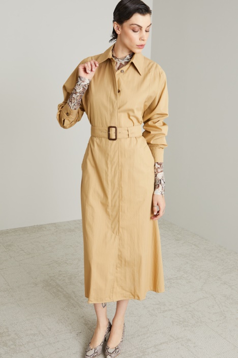 Chemisier in twill antigoccia