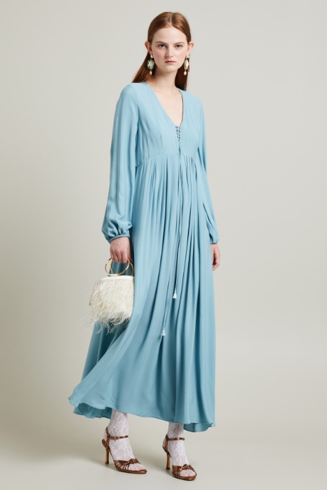 Fluid crepe de chine dress Intrend