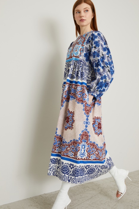 Abito over in popeline