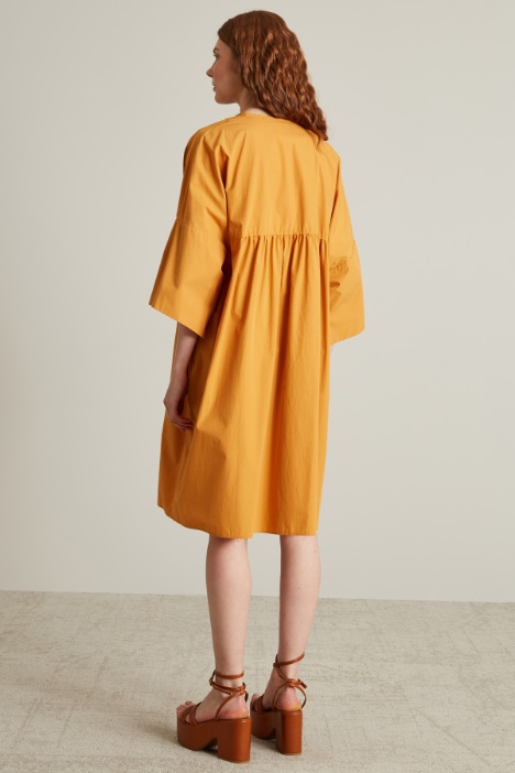 Abito a tunica in popeline