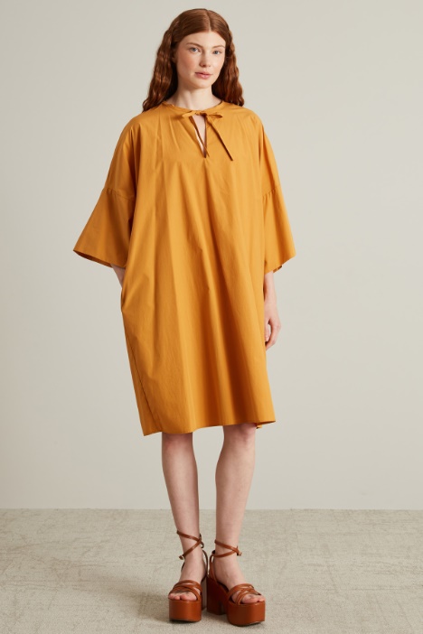 Abito a tunica in popeline