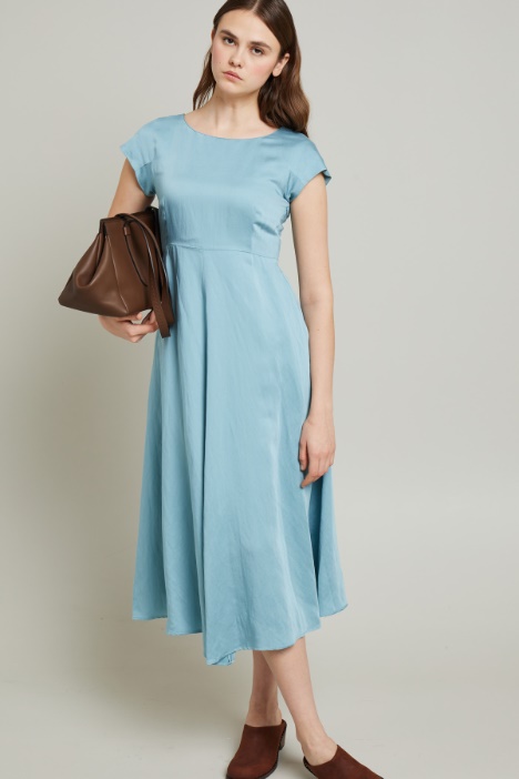 Abito di viscosa e lino