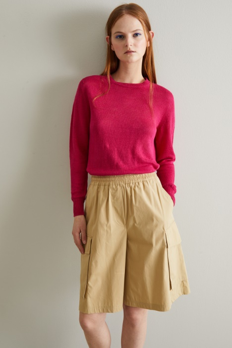 Maglia regolare in puro lino