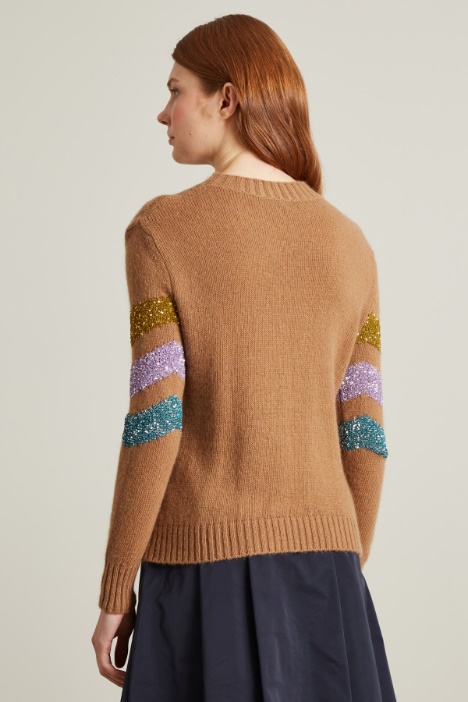 Maglia con motivo jacquard