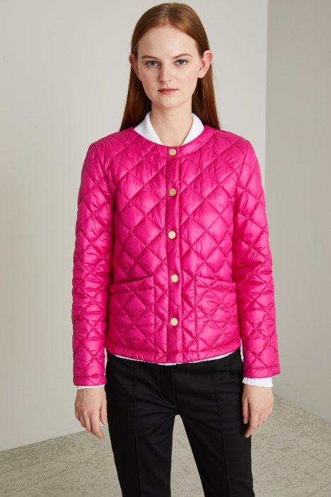 Imbottito dritto con cappuccio