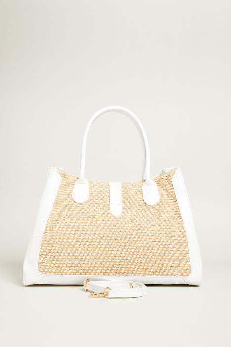 Shopper effetto rafia